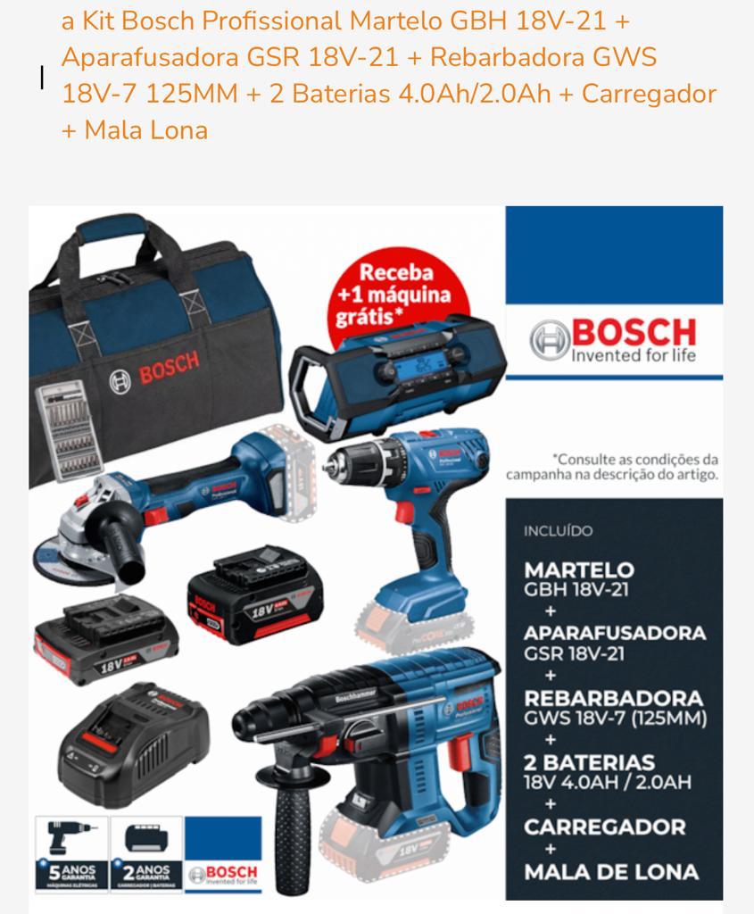 Kit Bosch Profissional