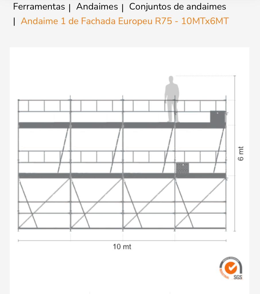 Andaime 1 de Fachada Europeu